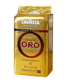 Кава мелена Lavazza Qualita Oro, 250 г (100% арабіка) (8000070019911, 8000070012783) - фото