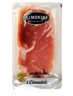 Шинка Прошуто с/в 80г нарiзка Simonini Шинка Прошуто с/в 80г нарiзка Simonini - фото