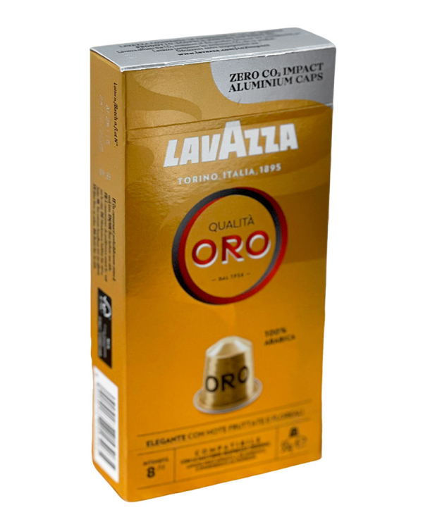 Кава в капсулах LAVAZZA Qualita ORO Nespresso 100% арабіка, 10 шт (8000070053465) - фото