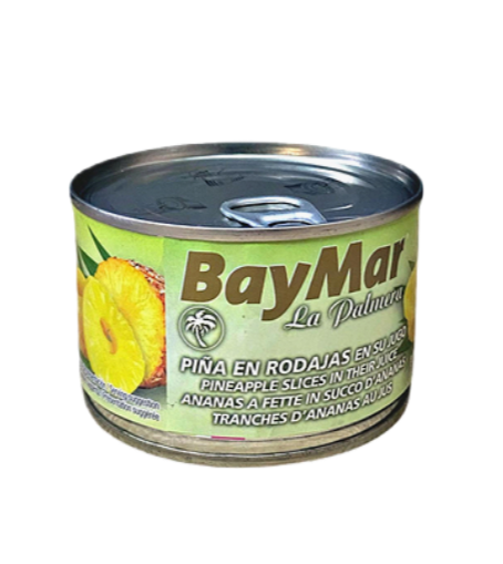 Ананас кольцами в собственном соке BayMar, ж/б, 850мл, 12шт/ящ - фото