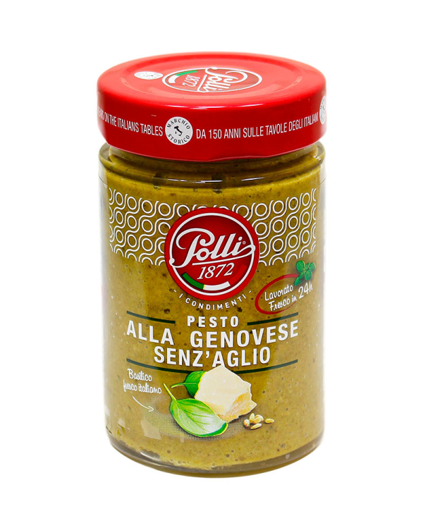Соус Pesto POLLI senz'aglio, 190г, 12шт/ящ - фото