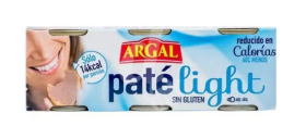 Паштет печінковий свинячий низькокалорійний Argal 3*80g Pate light - фото