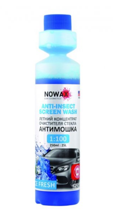 Омивач скла літній концентрат Anti Insekt Screen Wash Ice Fresh, 250 мл - фото
