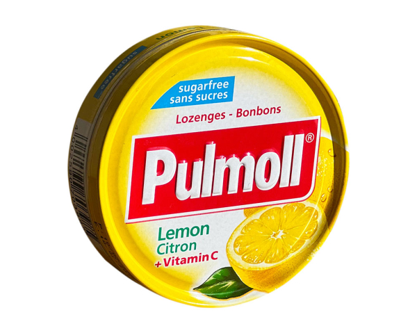 Льодяники Pulmoll лимон, без цукру 45г, 10 шт/ящ - фото