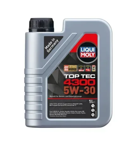 Моторна олива Liqui Moly Top Tec 4300 5W-30 1 л - фото