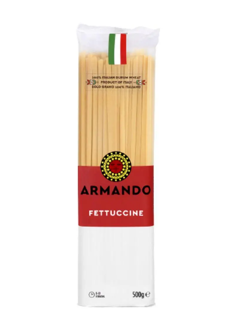 Макароны ARMANDO FETTUCCINE 500г, 24шт/ящ - фото