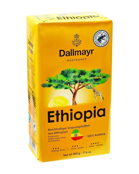 Dallmayr Ethiopia 500 г. Мелена кава - фото