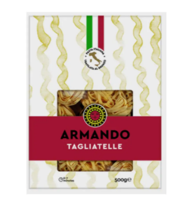 Макарони ARMANDO TAGLIATELLE  500г, 12шт/ящ - фото