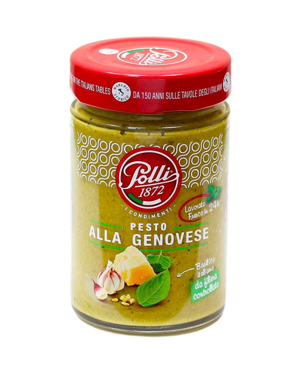 Соус Pesto POLLI alla genovese, 190г, 12шт/ящ - фото
