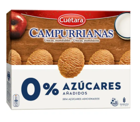 Печиво Cuetara Campurrianas без цукру,320 г,8 шт/ящ. - фото