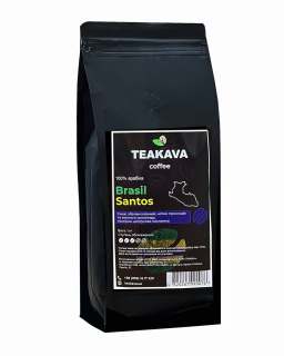 Кава в зернах Teakava Brasil Santos, 1 кг (4820267990076) - фото