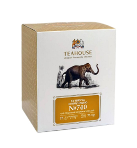 Чай гречишный ароматизированный в пирамидках Teahouse Ку Цяо Ча с клубникой, 60 г (20шт*3г) - фото