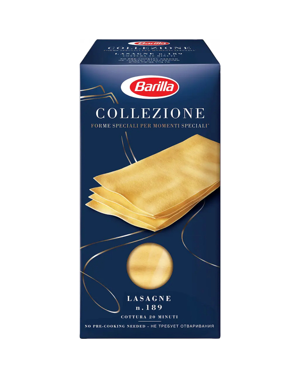 Макароны BARILLA LASAGNE без яйца, 500г - фото