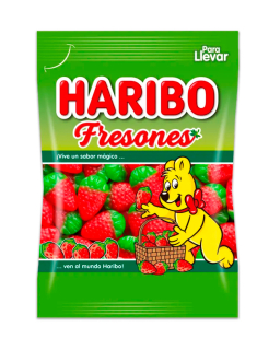 Желейні цукерки Haribo Fresones Полунички 100 г - фото