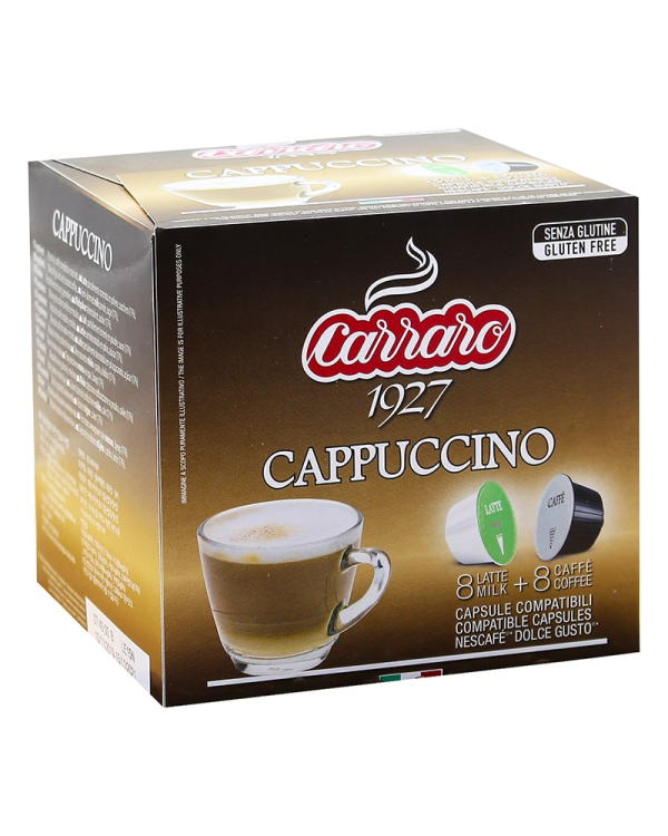 Кава в капсулах Carraro DG Cappuccino 8х7г - фото