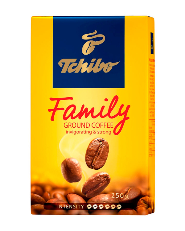 Кава мелена Tchibo Family, 250 г (100% робуста) (5900839856050) - фото