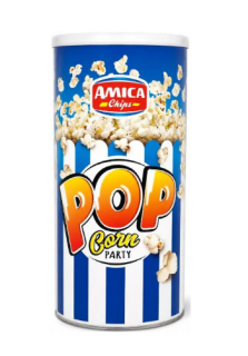Попкорн солоний Amica Chips Pop Corn Party у відерці з ручкою 175 г - фото