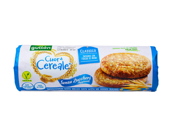Печиво GULLON tube CDC Традиційне БЕЗ ЦУКРУ, 280г, 16шт/ящ - фото