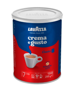 Кава мелена Lavazza Crema e Gusto Classico, 250 г (30/70) (ж/б) (8000070038820, 8000070038158) - фото