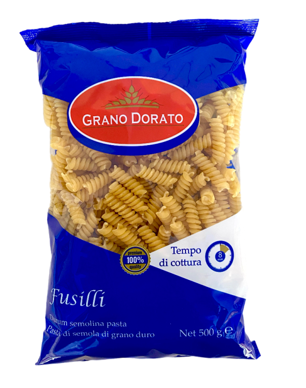 Макарони Fusilli GRANO DORATO 500 г - фото