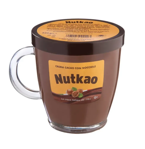 Шоколадна паста в горнятку класична Nutkao, 330г, 6шт/ящ - фото