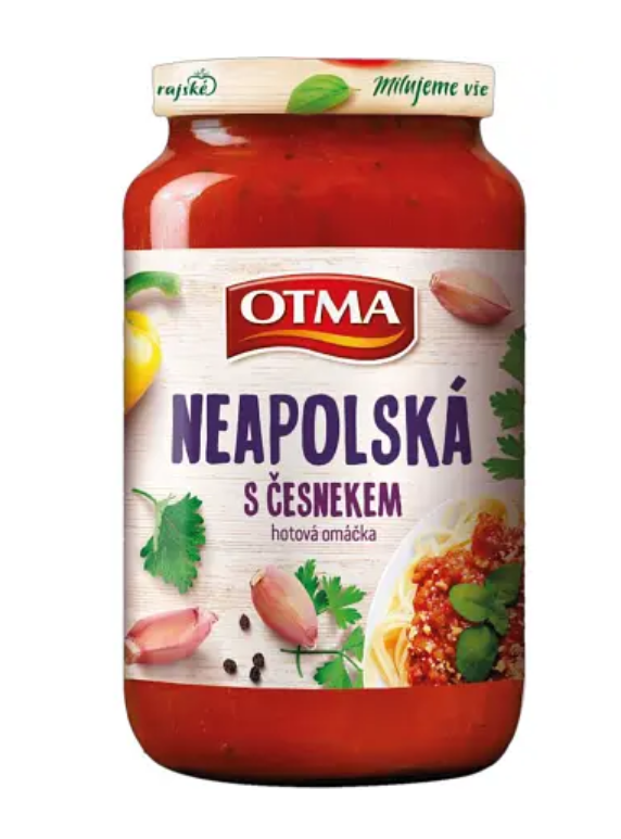 Соус OTMA Neapolska з часником та смаком пармезану 350 г - фото
