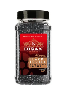 BISAN Квасоля Чорна 400г пл/б - фото