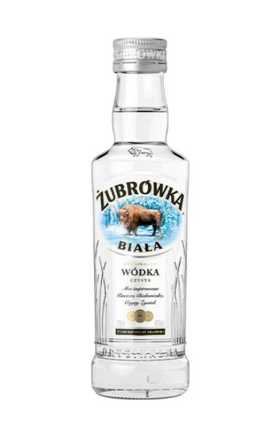 Горілка Zubrowka Biala 40% 0,2 л - фото