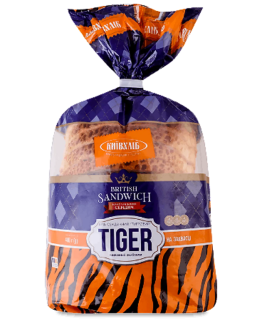 Хліб  сендвічний тигровий 0,4 кг - фото