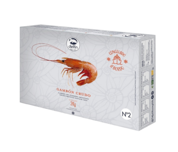 Аргентинська креветка HOSO L1 2кг ТМ "Delfin - фото