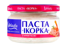 Паста Ікорка з креветкою 160г (ВС)/6 - фото
