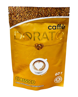 DORATO CLASSIC 60 г.  Кава нат. розчинна сублімована - фото