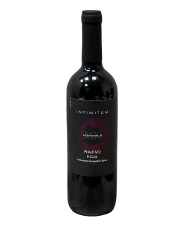 Вино INFINITUM Primitivo Puglia IGT 13%  (сухе,черв.,Італія) 0,75л, 6шт/ящ - фото