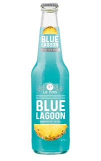 Слабоалкогольный коктейль Le Coq Blue Lagoon 4,7% 330 мл - фото