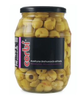 Оливки Corbi Deshuesada без кісточки 835 г (суха вага 400 г) - фото