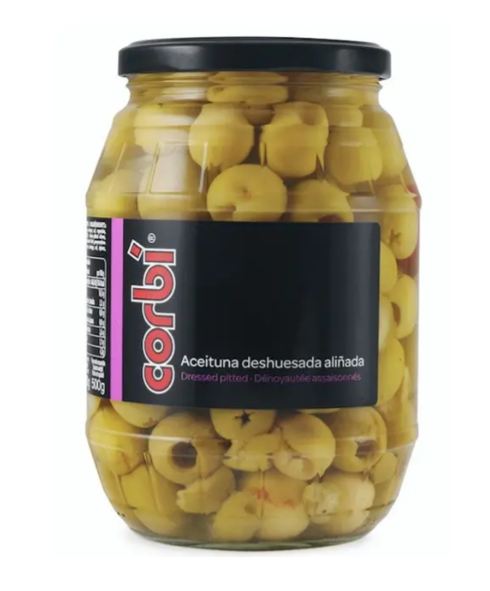 Оливки Corbi Deshuesada без кісточки 835 г (суха вага 400 г) - фото