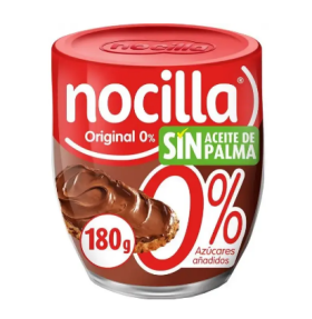 Шоколадна паста Nocilla Original 0% цукру 180 г,12 шт/ящ. - фото