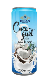 BISAN напій Cocogurt drink Original 250 мл ж/б - фото