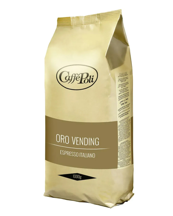 Кофе в зернах Caffe Poli Oro Vending, 1 кг (20/80) - фото