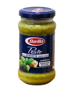 Соус песто BARILLA alla  GENOVESE Senza AGLIO без часнику 190г - фото