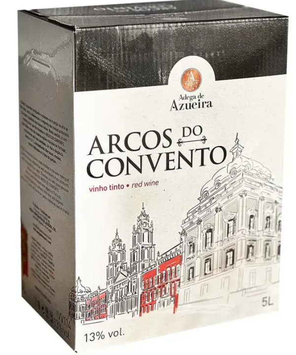 Вино красное сухое Arcos de Convento 5 л 13% Португалия - фото
