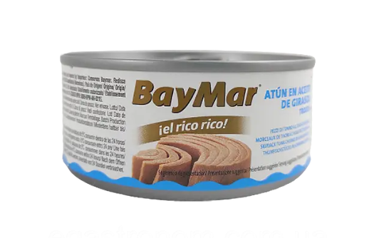 Тунець Bay Mar в соняшниковій олії з/б 160 гр 24шт/ящ - фото