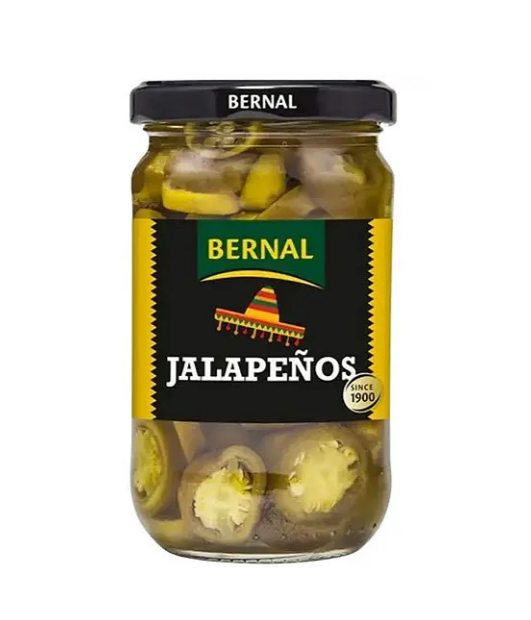 Перець Bernal Jalapenos 300 г,(суха вага 130 г) 12 шт/ящ, - фото