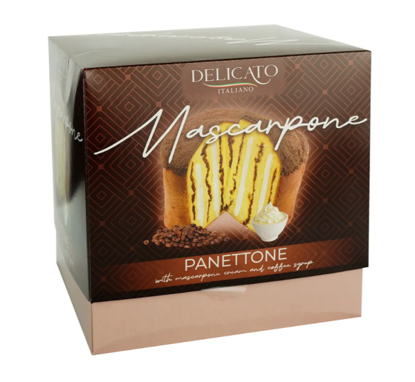 Паска Delicato Italiano з кавовим кремом та маскарпоне, 750 г - фото