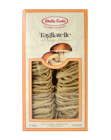 Макарони DALLA COSTA Tagliatelle з грибами 250г - фото