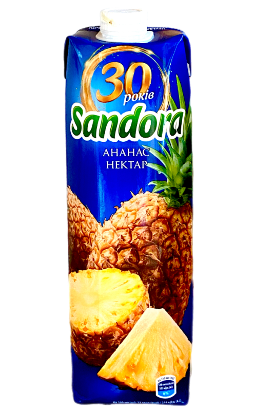 Нектар Sandora Ананасовий 950 мл - фото