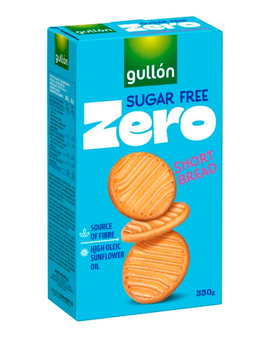 Печиво без цукру пісочне GULLON ZERO Shortbread, 330 г - фото