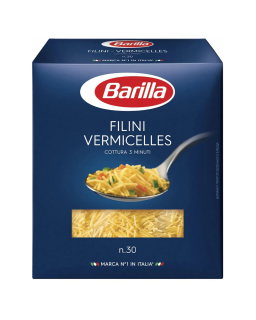 Макароны BARILLA 30 FILINI VERMICELLES 500г - фото