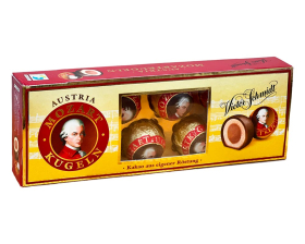 Цукерки Manner MOZART BALLS в картоні, 132г, 18 шт/ящ - фото