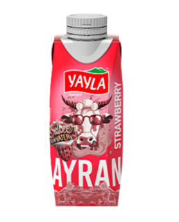 Айран полуниця 250мл 1,7% жирність Tetra Pack Moo-Tastic TM Yayla - фото